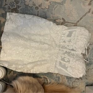 Elegant White Lace Dress